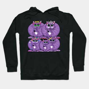 Cat Lovers ❤️ Pretty-Pretty Purple Kitty Fam Hoodie